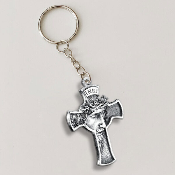 Jesus Custom Shape 2-sided Keychain - MAITM 12544