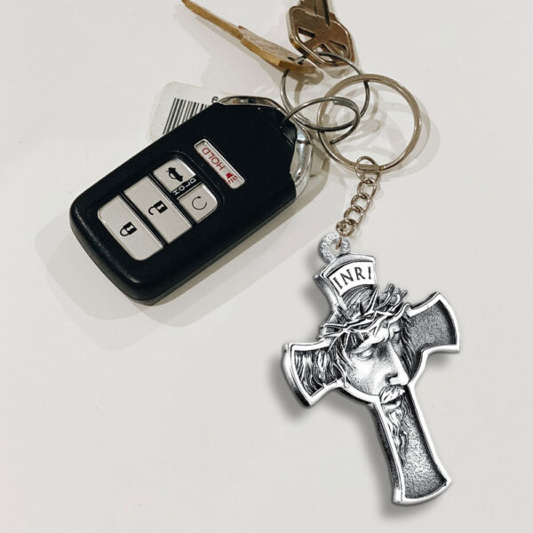 Jesus Custom Shape 2-sided Keychain - MAITM 12544