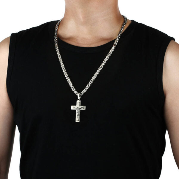 Jesus Cross Pendant Necklace - MAITM DROP138