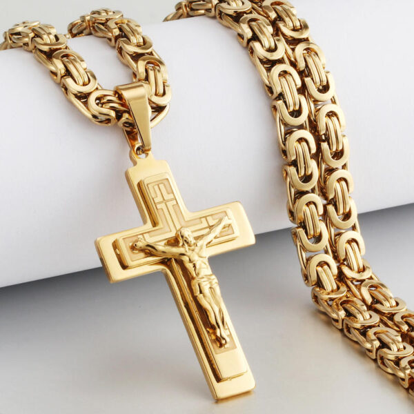 Jesus Cross Pendant Necklace - MAITM DROP138