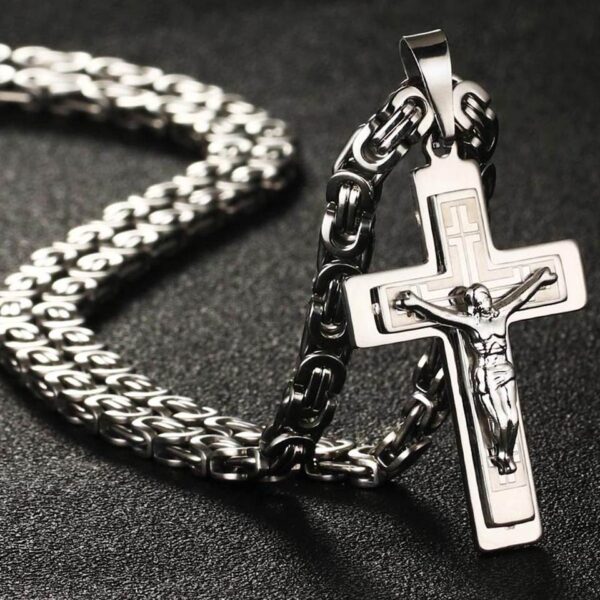 Jesus Cross Pendant Necklace - MAITM DROP138