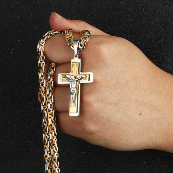 Jesus Cross Pendant Necklace - MAITM DROP138
