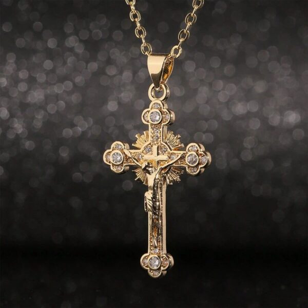 Jesus Cross Pendant Necklace - MAITM DROP139