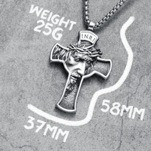 Jesus Cross Pendant Necklace - MAITM DROP140