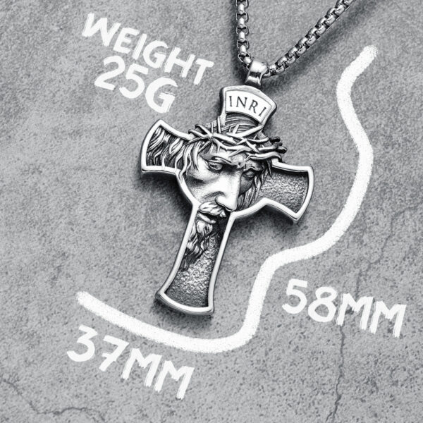 Jesus Cross Pendant Necklace - MAITM DROP140