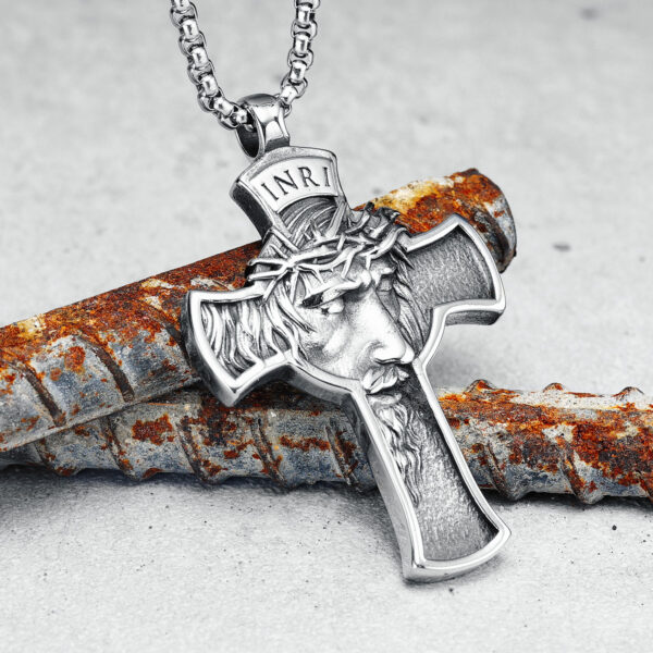 Jesus Cross Pendant Necklace - MAITM DROP140