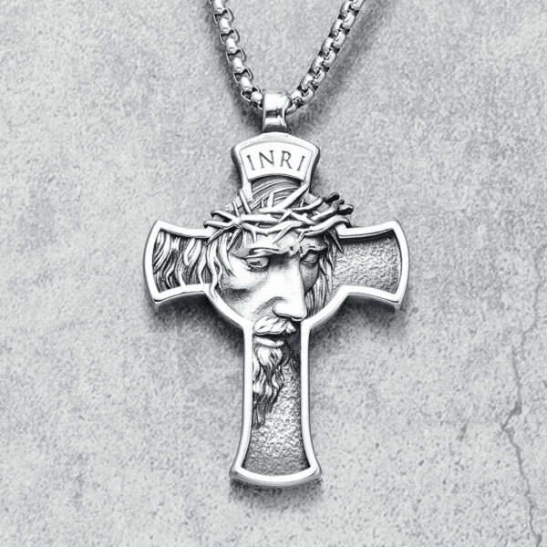 Jesus Cross Pendant Necklace - MAITM DROP140