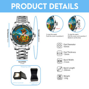 Jimmy Buffett Alloy Luxury Quartz Watch - TANTN 14961