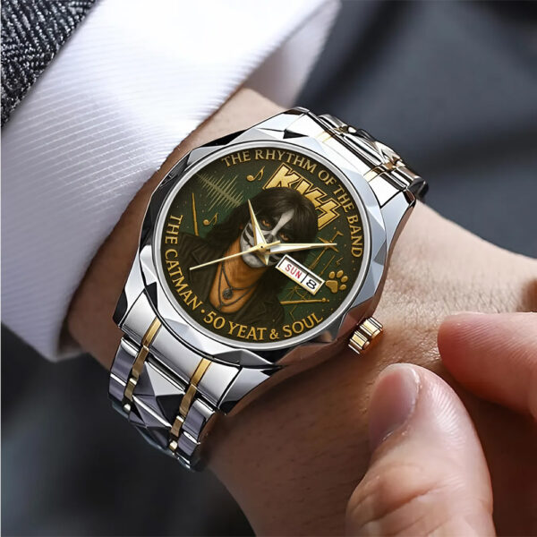 Kiss Band x The Catman Alloy Luxury Quartz Watch - TANTN 14943