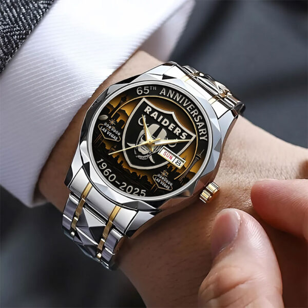 Las Vegas Raiders Alloy Luxury Quartz Watch - TANTN 15290