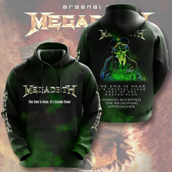 Megadeth Band 3D Apparel - TMTHU 395