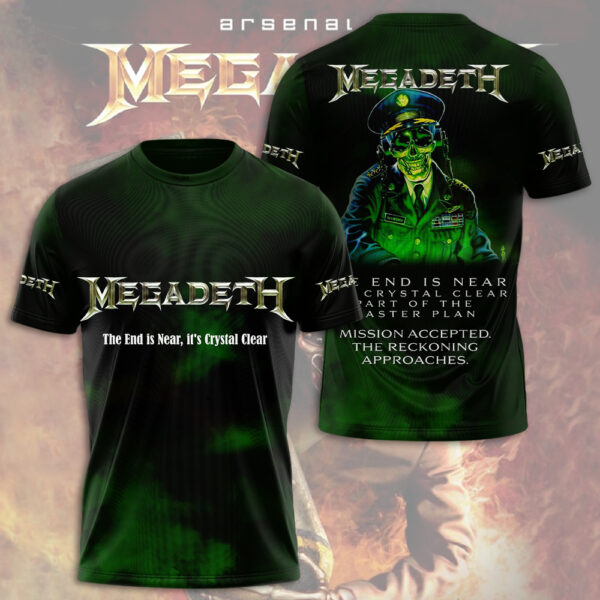 Megadeth Band 3D Apparel - TMTHU 395