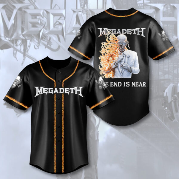 Megadeth Band Baseball Jersey - TMTHU 394