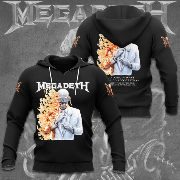 Megadeth Band 3D Apparel - TMTHU 091