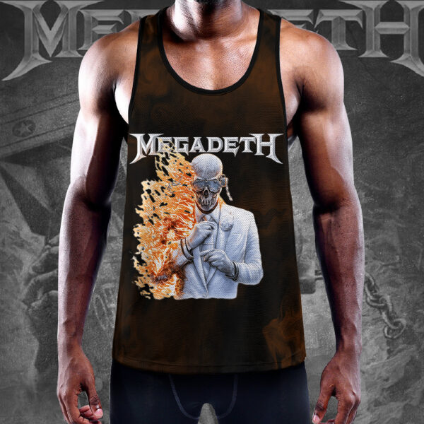 Megadeth Band Y-Back Muscle Tank Top - TMTHU 397