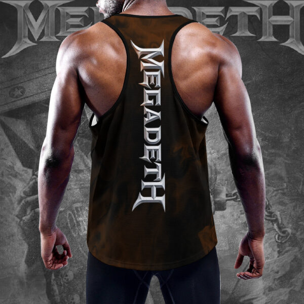 Megadeth Band Y-Back Muscle Tank Top - TMTHU 397