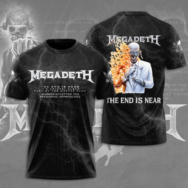 Megadeth Band 3D Apparel - TMTHU 399
