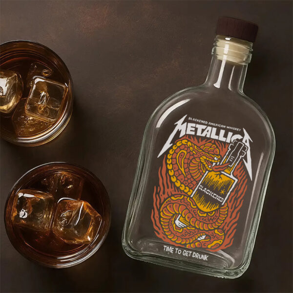 MET Band 25oz Empty Whiskey Bottle - TANTN 15011