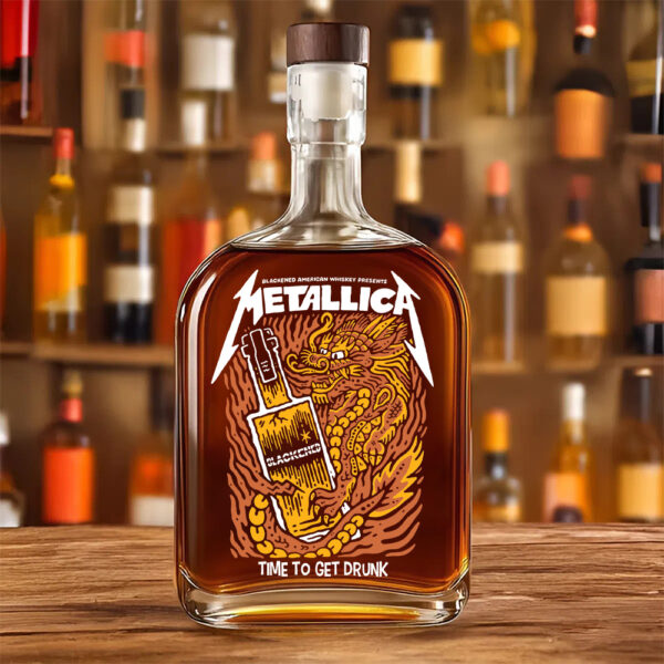 MET Band 25oz Empty Whiskey Bottle - TANTN 15012