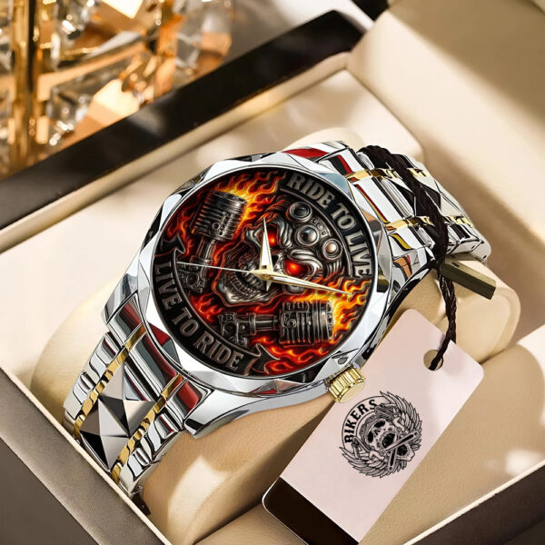 Motorcycle Alloy Luxury Quartz Watch - TANTN 15249