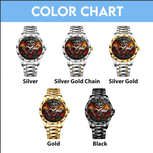 Motorcycle Alloy Luxury Quartz Watch - TANTN 15249