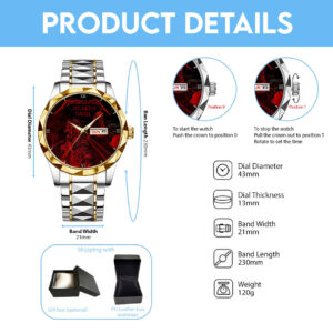 MET Band Alloy Luxury Quartz Watch - NGHIAVT 3378