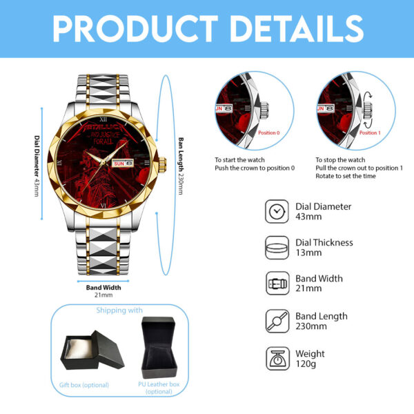 MET Band Alloy Luxury Quartz Watch - NGHIAVT 3378