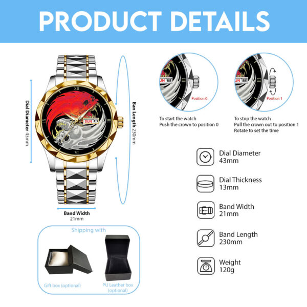 MET Band Alloy Luxury Quartz Watch - NGHIAVT 3380