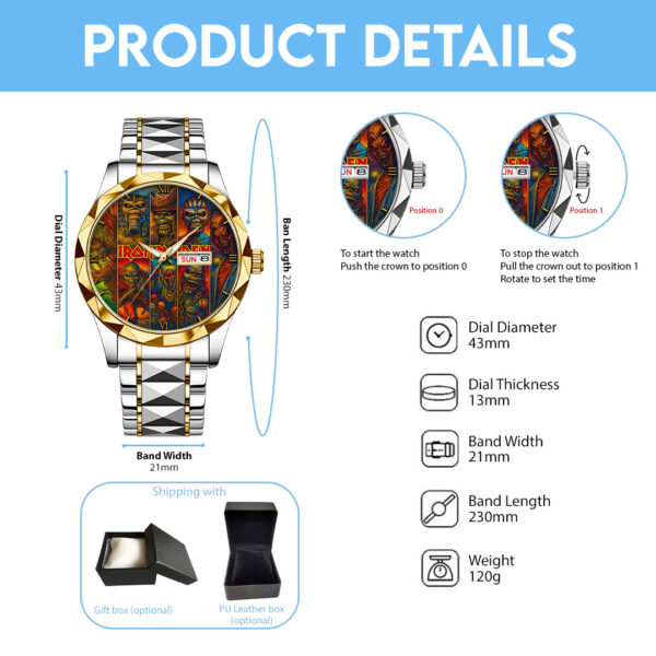 IRMA Alloy Luxury Quartz Watch - NGHIAVT 3451