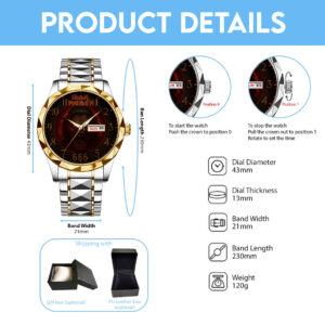 IRMA Alloy Luxury Quartz Watch - NGHIAVT 3453