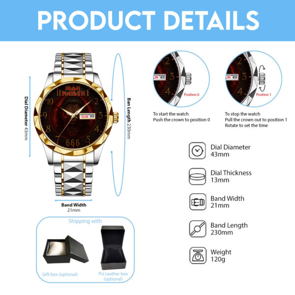 IRMA Alloy Luxury Quartz Watch - NGHIAVT 3453