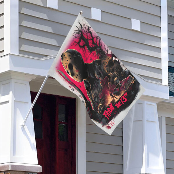Friday The 13th 3D House Flag - NGHIAVT 3481