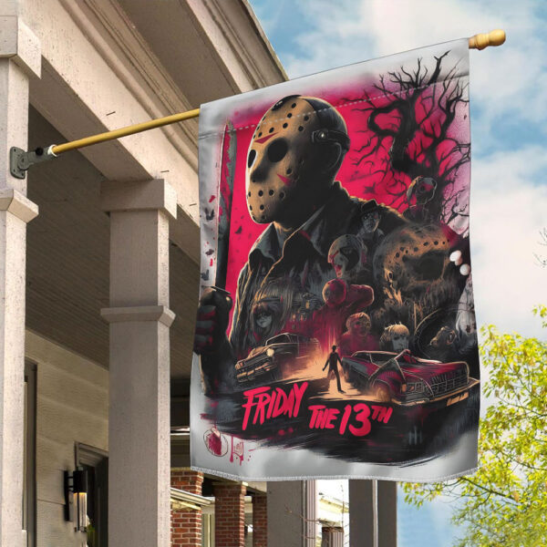 Friday The 13th 3D House Flag - NGHIAVT 3481