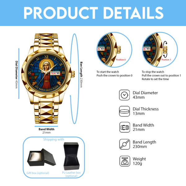 Maria Alloy Luxury Quartz Watch - NGHIAVT 3492