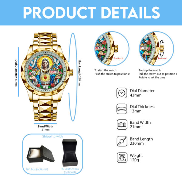 Maria Alloy Luxury Quartz Watch - NGHIAVT 3494