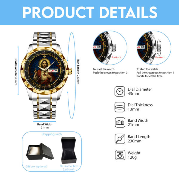 God Is Good Alloy Luxury Quartz Watch - NGHIAVT 3499
