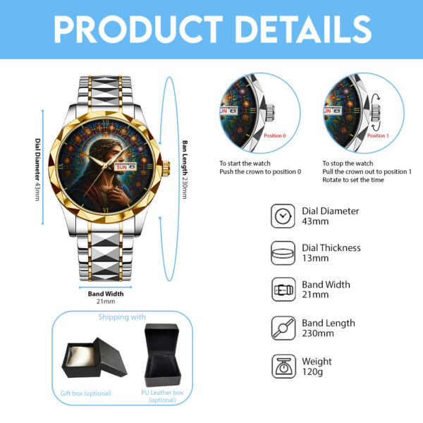 God Is Good Alloy Luxury Quartz Watch - NGHIAVT 3500