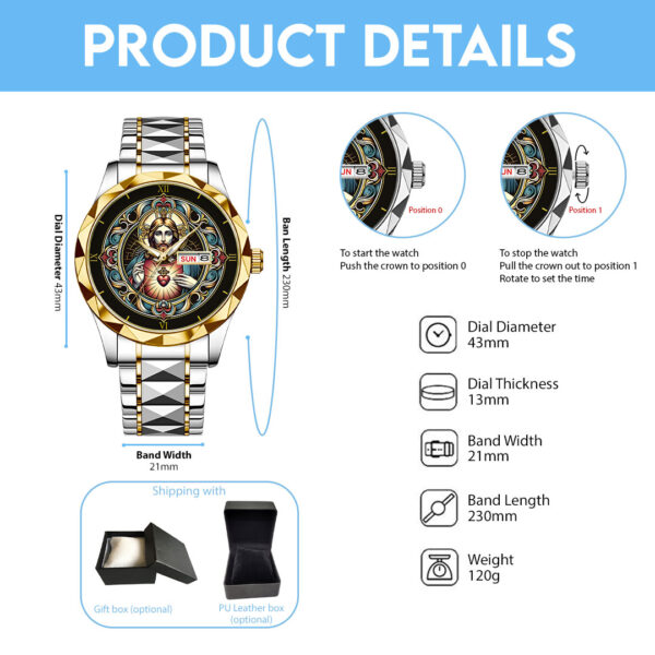 God Is Good Alloy Luxury Quartz Watch - NGHIAVT 3501