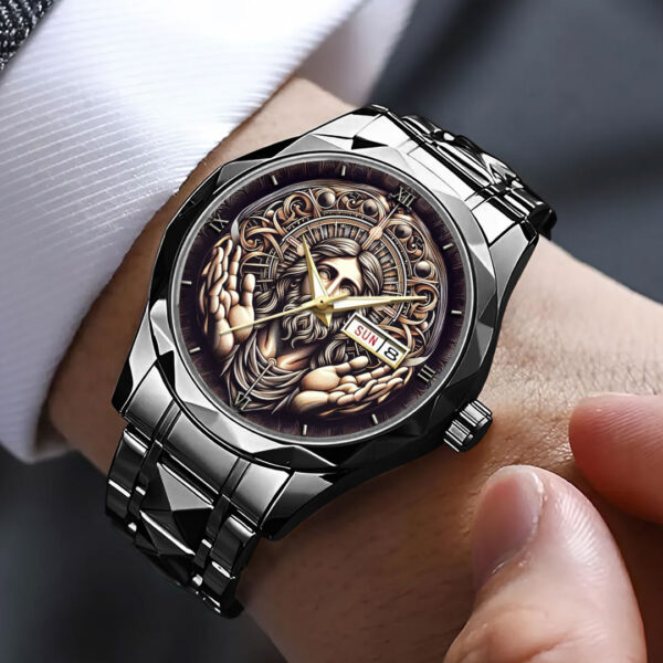 God Is Good Alloy Luxury Quartz Watch - NGHIAVT 3502
