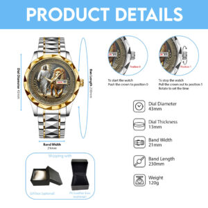 God Is Good Alloy Luxury Quartz Watch - NGHIAVT 3504