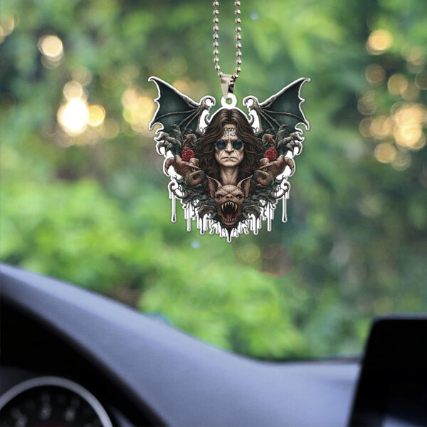 Ozzy Osbourne Custom Shape 1-sided Acrylic Car Ornament - TMTHU 378