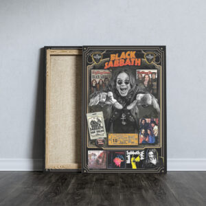 Ozzy Osbourne Rectangle Canvas With Inner Frame - TMTHU 195