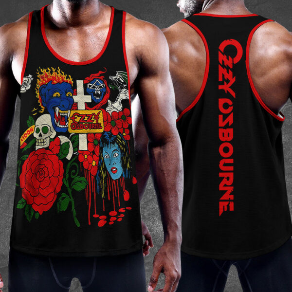 Ozzy Osbourne Y-Back Muscle Tank Top - TMTHU 248