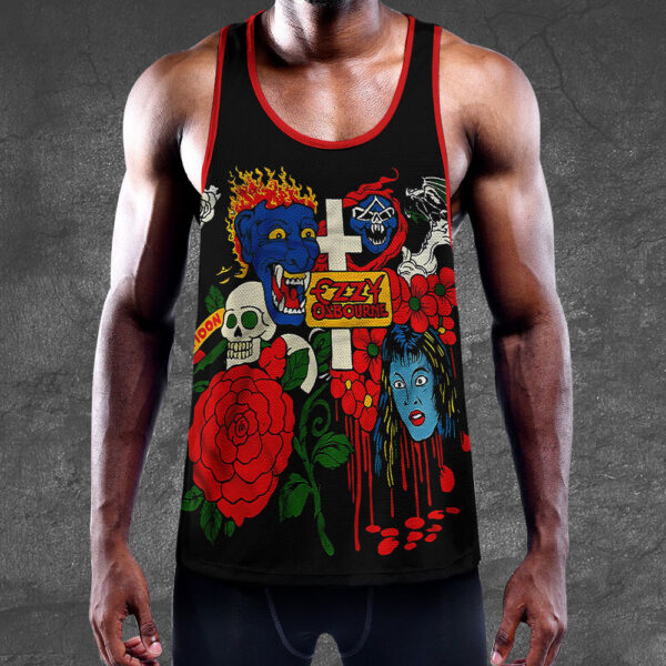 Ozzy Osbourne Y-Back Muscle Tank Top - TMTHU 248