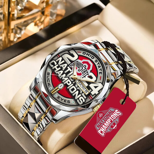 Ohio State Buckeyes Football Alloy Luxury Quartz Watch - TANTN 15020