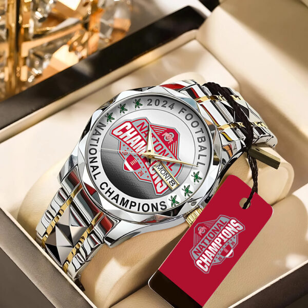 Ohio State Buckeyes Football Alloy Luxury Quartz Watch - TANTN 15021