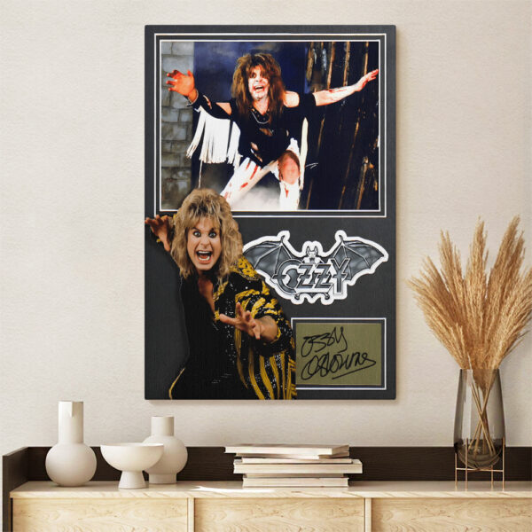 Ozzy Osbourne Rectangle Canvas With Inner Frame - MAITM 12477