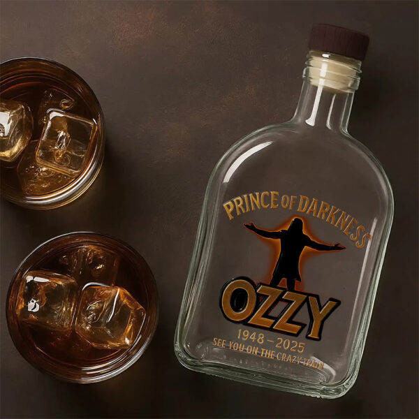 Ozzy Osbourne 25oz Empty Whiskey Bottle - TANTN14967
