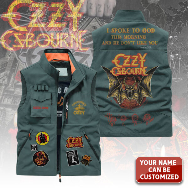 Personalized Ozzy Osbourne Custom Adventure Vest - TANTN 14932