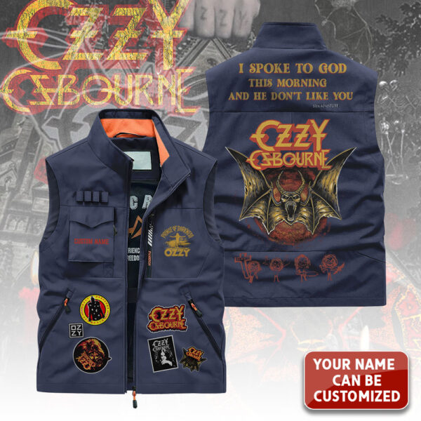 Personalized Ozzy Osbourne Custom Adventure Vest - TANTN 14932